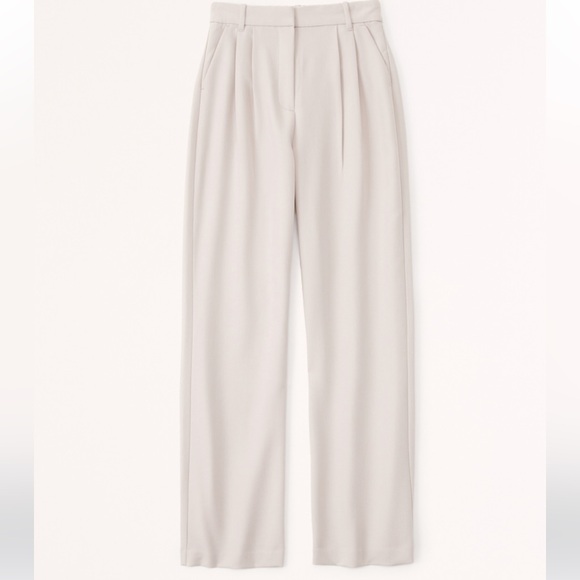 Curve Love A&F Sloane Tailored Wide Leg Pant - Picture 4 of 9